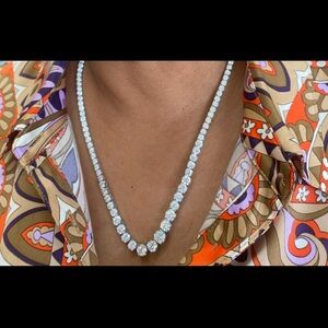 42 carat’s Moissanite necklace